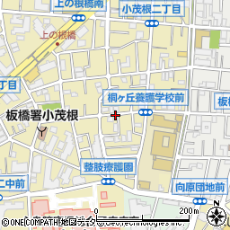 東京都板橋区小茂根2丁目周辺の地図