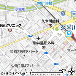 東洋カーマックス久米川栄町駐車場周辺の地図