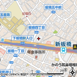東京プラザボウル周辺の地図