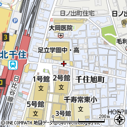 スマホ修理王・北千住店周辺の地図