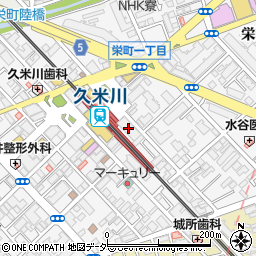 株式会社あまいけ　久米川店周辺の地図