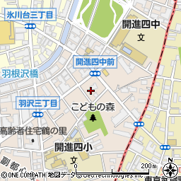 東京都練馬区羽沢3丁目周辺の地図