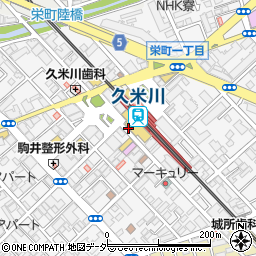 東京靴流通センター　西友久米川店周辺の地図