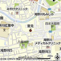 東京都北区滝野川3丁目77-8周辺の地図