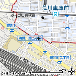 北区役所　区民センター昭和町周辺の地図