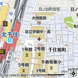 大国ホルモン 北千住駅東口店周辺の地図