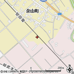 千葉県銚子市余山町72周辺の地図