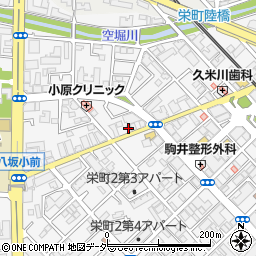 ジャノメ直営久米川支店周辺の地図