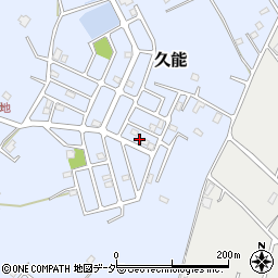 千葉県富里市久能199周辺の地図