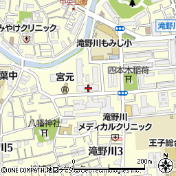 東京都北区滝野川3丁目77-3周辺の地図
