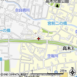 東京都東大和市高木3丁目335-7周辺の地図