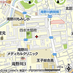 東京都北区滝野川3丁目62-4周辺の地図