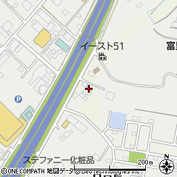 千葉県富里市七栄1458-1周辺の地図