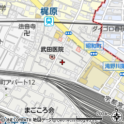 東京都北区上中里3丁目3周辺の地図