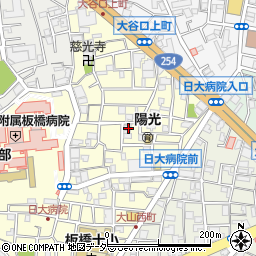 東京都板橋区大谷口上町23-7周辺の地図