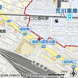 バーミヤン 尾久店周辺の地図