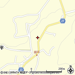 山梨県韮崎市穂坂町柳平488周辺の地図