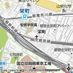 栄町会館周辺の地図