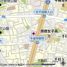 銀河ホール周辺の地図