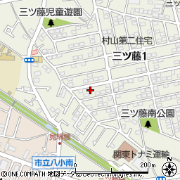 東京都武蔵村山市三ツ藤1丁目59-5周辺の地図