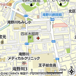 東京都北区滝野川3丁目62周辺の地図