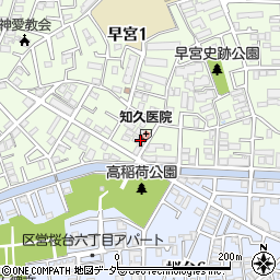 知久医院周辺の地図