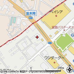 千葉県富里市七栄1001-5周辺の地図