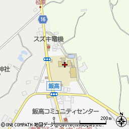 千葉県立飯高特別支援学校周辺の地図