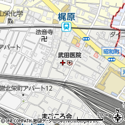 東京都北区上中里3丁目9周辺の地図