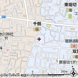 東京都葛飾区東堀切1丁目4周辺の地図