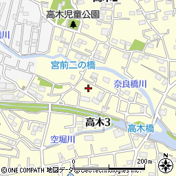 東京都東大和市高木3丁目291周辺の地図