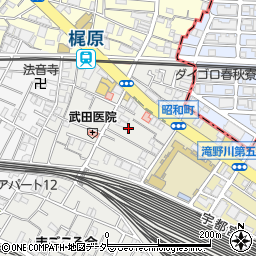 東京都北区上中里3丁目周辺の地図