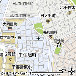 東京都足立区千住旭町28周辺の地図