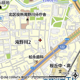 東京都北区滝野川2丁目46-4周辺の地図