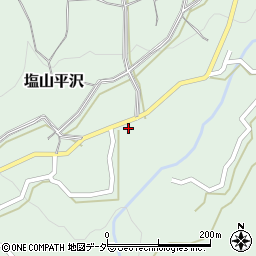 山梨県甲州市塩山平沢572周辺の地図