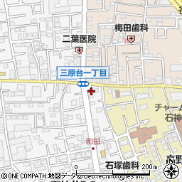 東京新聞　石神井北口販売所周辺の地図