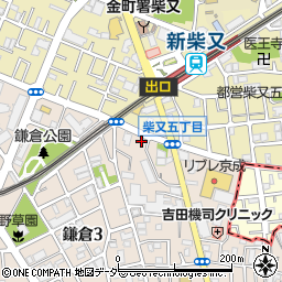ＮＰＣ２４Ｈ新柴又駅前第２パーキング周辺の地図