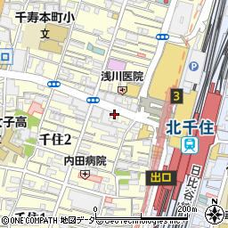 株式会社三井住友銀行　千住法人営業部周辺の地図