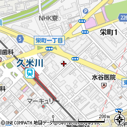 武蔵野銀行久米川支店 ＡＴＭ周辺の地図