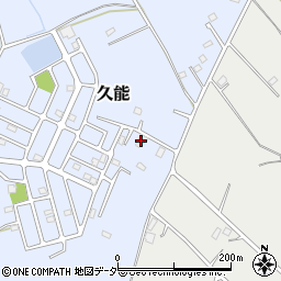 千葉県富里市久能210周辺の地図