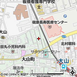 東京都板橋区大山町34周辺の地図