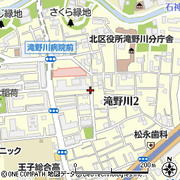 馬場自治会館周辺の地図