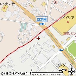 千葉県富里市七栄1001-2周辺の地図