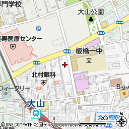 東京都板橋区大山東町53周辺の地図