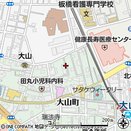東京都板橋区大山町37周辺の地図