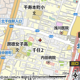 ひまわり薬局千住店周辺の地図