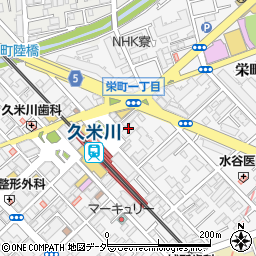 みずほ銀行久米川支店 ＡＴＭ周辺の地図