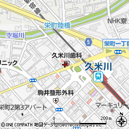 はなの舞久米川南口店周辺の地図