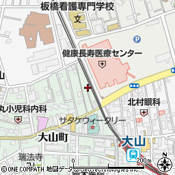 東京都板橋区大山町33周辺の地図