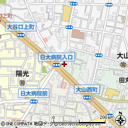 東京都板橋区大山町57周辺の地図